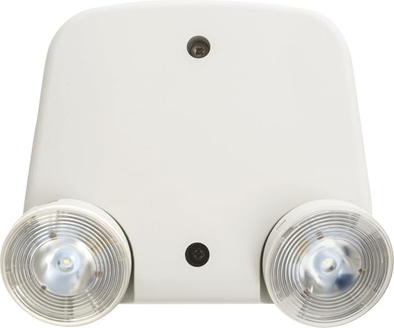 Lithonia Lighting ERE T M24 Double Head Emergency Light, White