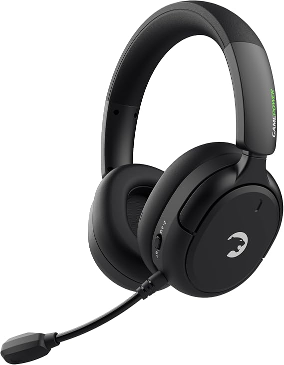 GamePower Aero Ultra Siyah Triple Mode (Kablosuz/Bluetooth/2.4G) Gaming (Oyuncu) Kulaklık