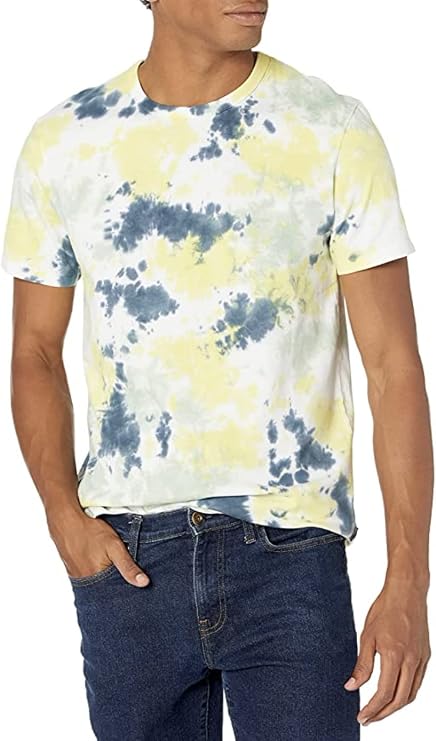 Lucky Brand Men's Short Sleeve Crew Neck Tie Dye Tee