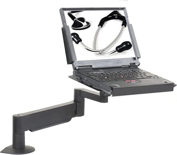BMS AnchorPad Laptop Security Stand and High-Quality VESA Articulating Arm Assembly Combintation Kit - 31177 ASL/GS ARM Combo