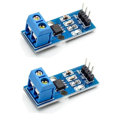 Hailege 2pcs ACS712 20A Current Sensor Module ACS712 20A Current Detection Range