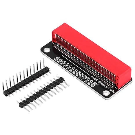 Micro:Bit Edge Connector, Bit Board To A Breadboard Extension Board 2.54Mm Pin, Microbit BBC Expansion Board(red)