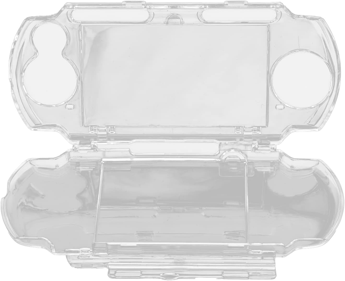 Annadue Transparent Protective Case for PSP 2000 3000, Universal Protective Case with Movie Bracket