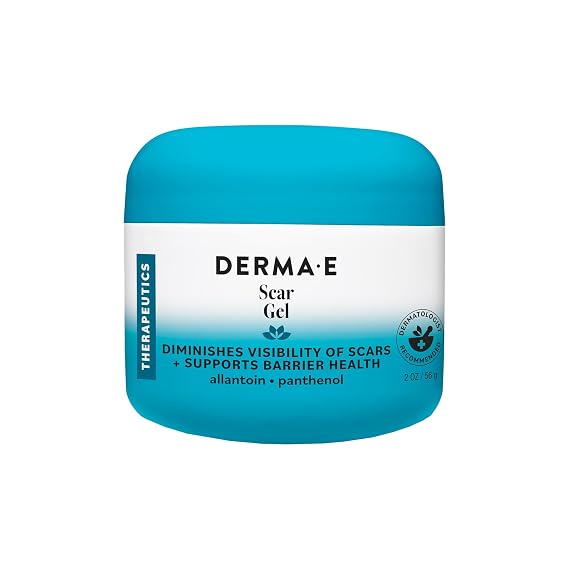 DERMA E Scar Gel, Hydrating, Fast-Acting Scar Treatment, 2 Oz