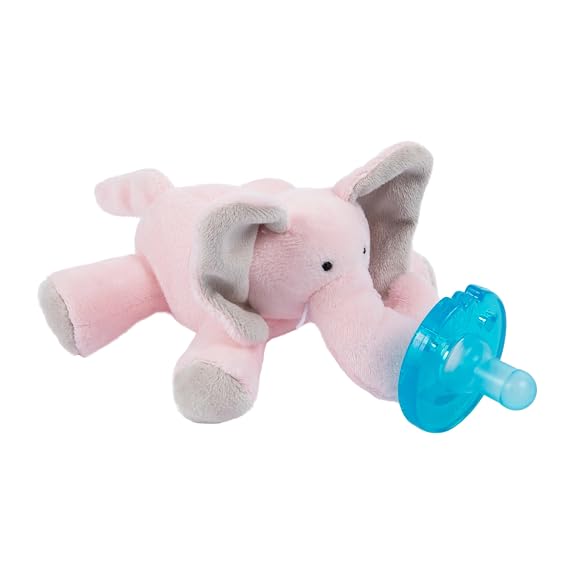 WubbaNub Infant Pacifier - Pink Elephant