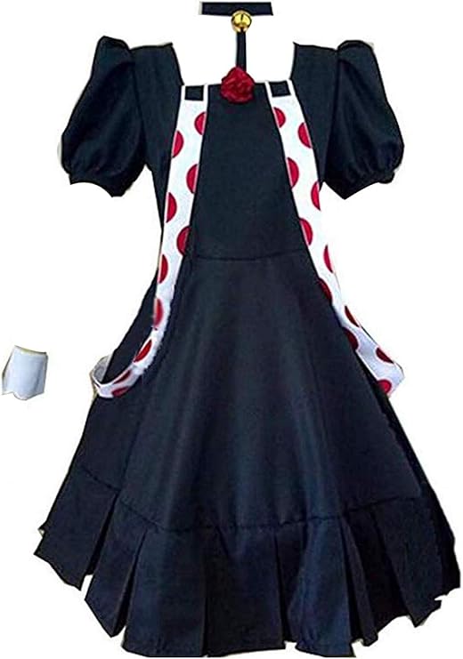 Womens Costume Suit Party Maid Dress Flower Cosplay Costume Dress Uniform Outfit