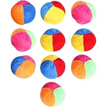 Hacky Dirtbag Sack,10-Piece Portable Soft Multicolor | Beginner Footbag Sack for Kicking - for Casual Play Skill Building Indoor Outdoor Backyard Beach Park Party
