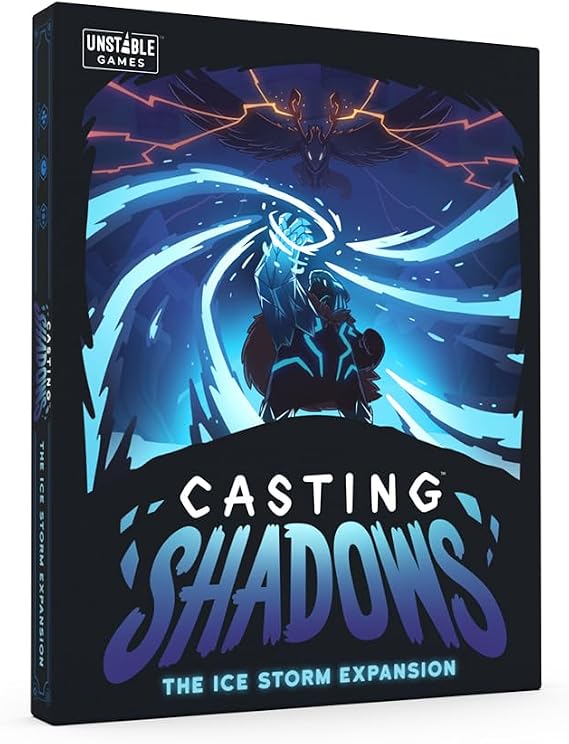 Unstable Games | Casting Shadows: Ice Storm expansion | Card Game | Ages 12+ | 2-6 Players | 30-60 Minutes Playing Time