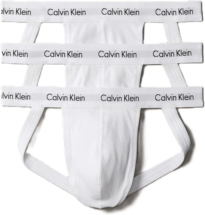 Calvin Klein mens Cotton Stretch 3-pack Jock Strap