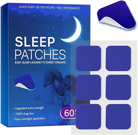 60PCS Sleep Support Patches for Adults, Extra Strength All-Natural Aid, Cruelty-Free Formula for Deeper, Restful Sleep