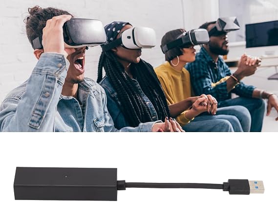 GOWENIC Camera Adapter/Game Console, PS VR Converter Cable VR Adapter Cable for Game Console for Host Camera