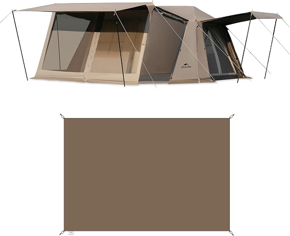 Naturehike Village 8 Person Tent with Porch and The Footprint
