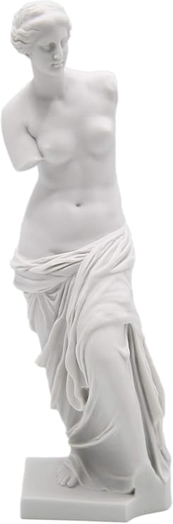 Vittoria Collection 11" Venus De Milo Aphrodite of Milos Greek Goddess of Love and Beauty Statue Sculpture Figurine Made in Italy Art Deco
