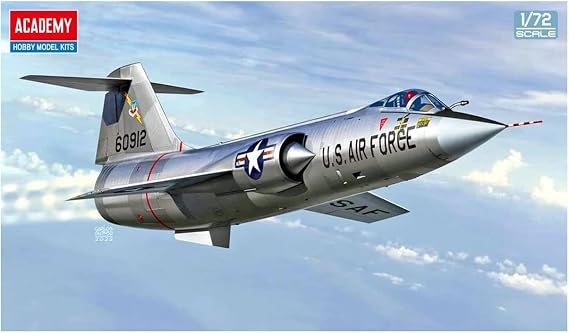 Academy 12576 1/72 US Air Force F-104C Starfighter Vietnam Plastic Model