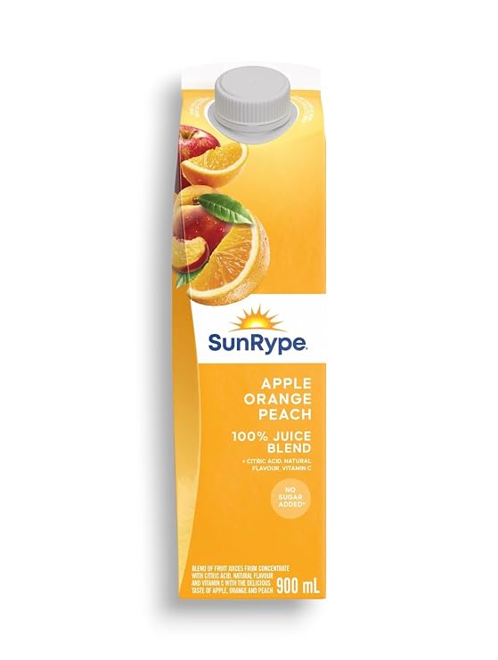 SunRype Fruit Juice, Apple Orange Peach, 900ml/30.4 fl. oz