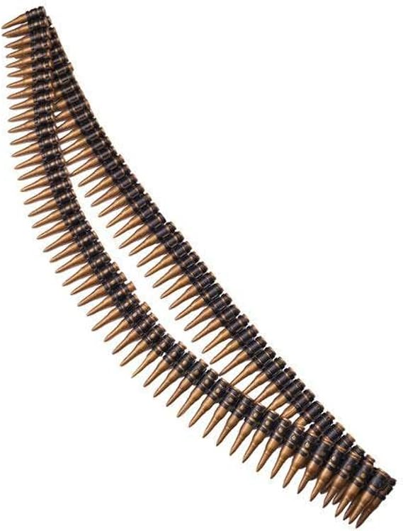 Fun World Bullet Belt Accessory, Multi-Colored, Standard