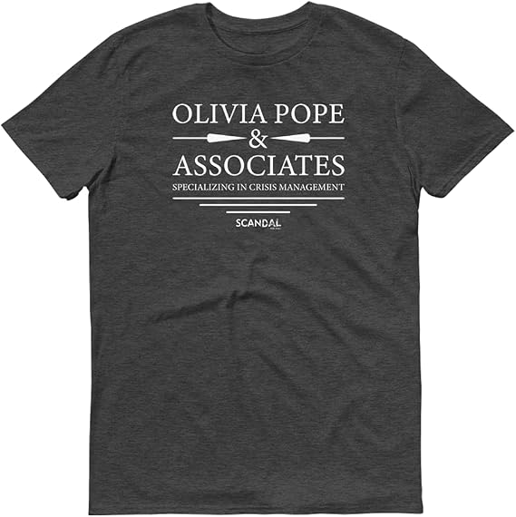 ABC Scandal Olivia Pope & Associates Adult Short Sleeve T-Shirt