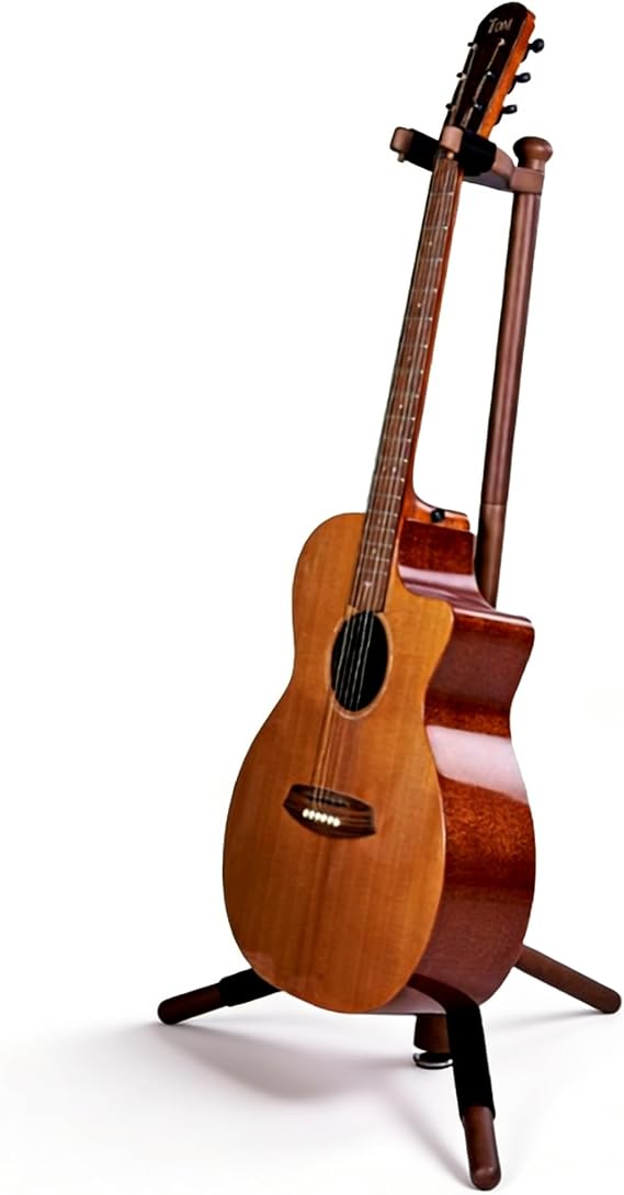 EASTROCK Guitar Stand, Solid Wood Acoustic Guitar Stand Floor with Padding