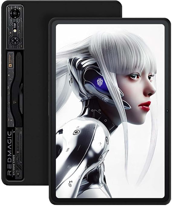 REDMAGIC Nova Gaming Tablet 10.9 Inch Case Cover, Slim Design Matte TPU Rubber Soft Skin Silicone Protective Cover for ZTE Nubia REDMAGIC Nova Gaming Tablet, Anti Scratch, Shock Resistant, Black