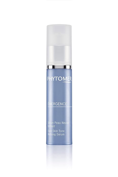 Phytomer Emergence Even Skin Tone Refining Face Serum (30ml), | Moisturizing Serum for Face & Neck, Diminish Pores & Redness, Anti-Aging Skin Treatment with AlphaHydroxy Acids