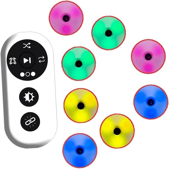 8x Reaction Training Lamps React Portable Interactive Sports Lamps