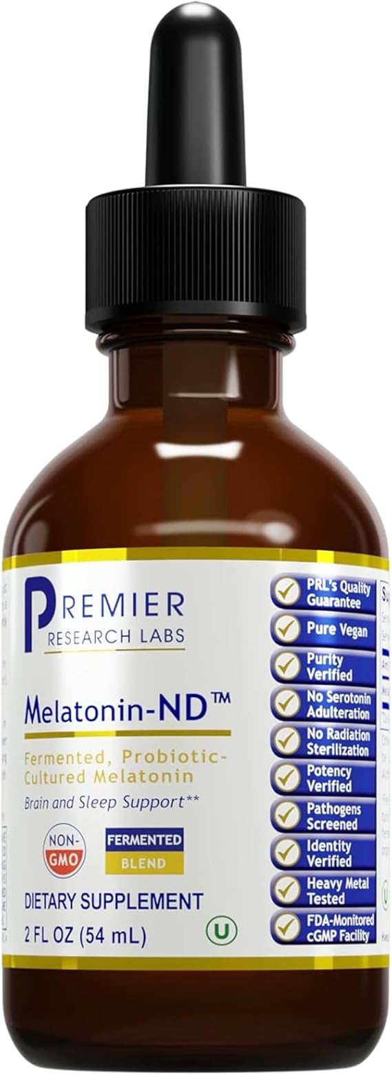 Premier Research Labs Melatonin-ND - Vegan Friendly - 2 Fl Oz (54 Servings)