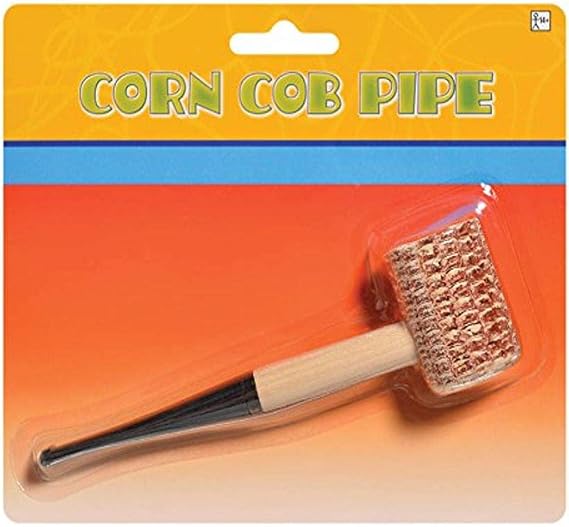 amscan Corn Cob Pipe, Gold