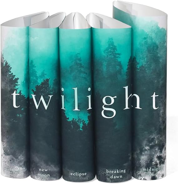 Juniper Books - The Twilight Saga Series - Book Covers Only - Custom Book Covers for 5-Volume Twilight Book Set