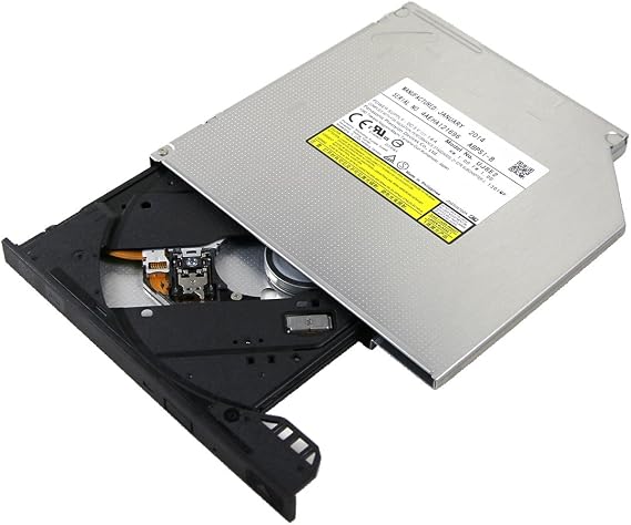 for Lenovo Acer Asus Toshiba HP Dell Fujitsu Laptop Matshita DVD-RAM UJ8E2 Panasonic UJ-8E2 8X DVD+-RW DL DVD-RAM 24X CD-RW Burner Super Multi 9.5mm Slim Internal SATA Optical Drive