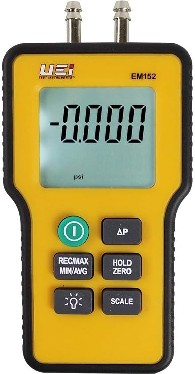 UEi Test Instruments EM152 Dual Differential Digital Manometer (Pack of 3)