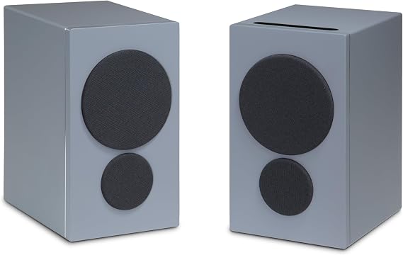PSB Speakers iQ2 Wireless Powered Streaming Speaker with BluOS - Granite Grey