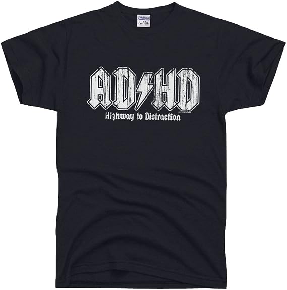 DIRTYRAGZ Men's ADHD AD/HD Rock T Shirt