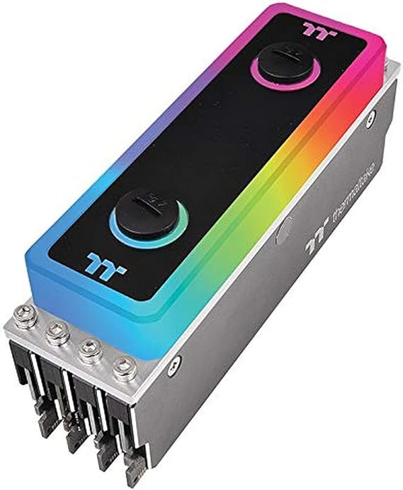 Thermaltake WaterRAM Alexa/Razer Chroma/5V Motherboard Syncable RGB Liquid Cooling Memory DDR4 3600MHz 32GB (8GB X 4) CL-W262-CA00SW-A