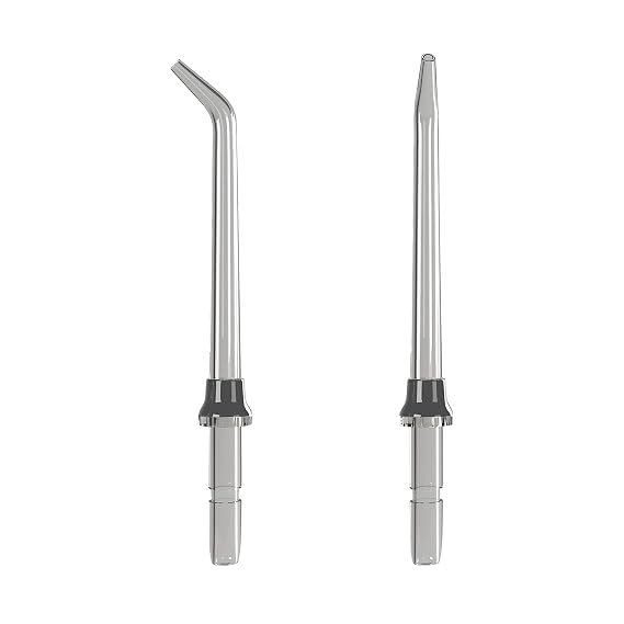 BURST Electric Water Flosser Replacement Tips (Classic/2 Pack) | for Fresh Breath & Healthy Gums | Plaque Removal Between Teeth, Braces & Dental Work