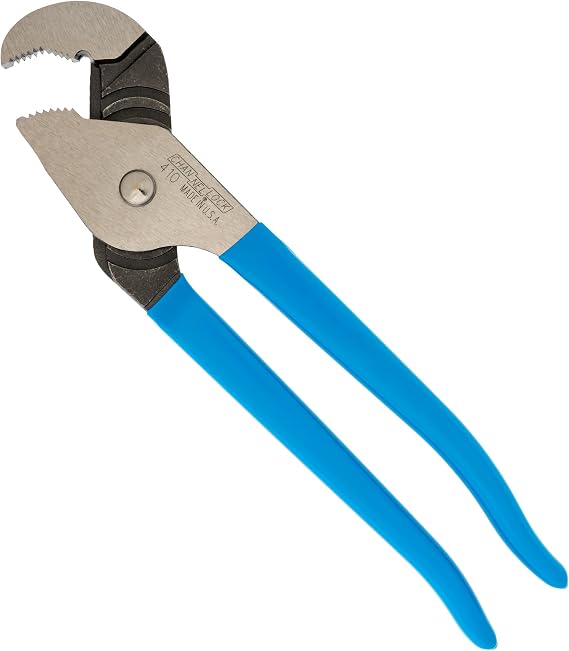 Channellock Tongue-and-Groove Pliers 410 - Double Tongue & Groove, 1-1/8 In. Jaw - 9-1/2 In.