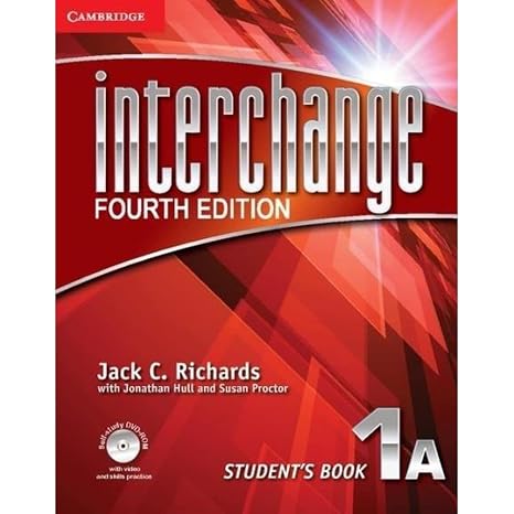 Interchange Level 1 Student's Book A with Self-study DVD-ROM (Interchange Fourth Edition)