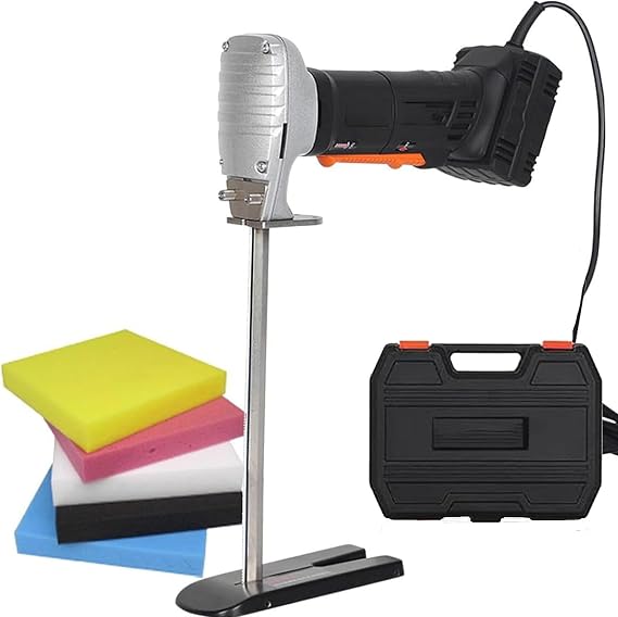 Foam Cutter Electric Cutting Tool, Mini Chainsaw, electric Saw Sponge Cutter Professional Foam Rubber Sponge Reciprocating Cutting Saw,AC-6"