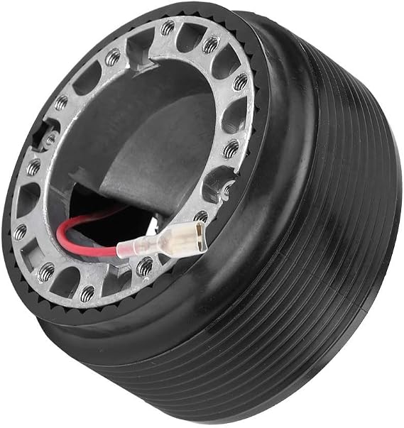 6 Hole Bolt Quick Removable Release Steering Wheel Hub Adapter Connector Snap Off Boss Kit Black Silver