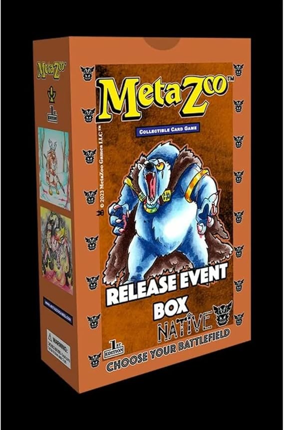 MetaZoo TCG Native 1st Edition Release Deck Display