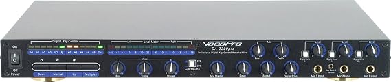 VocoPro DA-2200Pro Professional Digital Key Control/Digital Echo Mixer