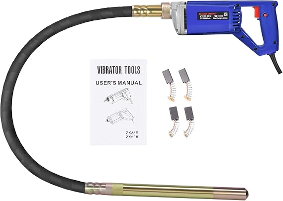 Seeutek Concrete Vibrating Tool, 1500W 6.6FT Handheld Cement Vibrator
