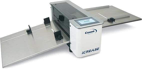 Count ICREASE Pro Digital Creasing Machine, Automatic Sheet Measurement and Setup and Bind Jobs with Pre-Set Crease Locations for 11 Different Folds, Max Speed 1,200Sph
