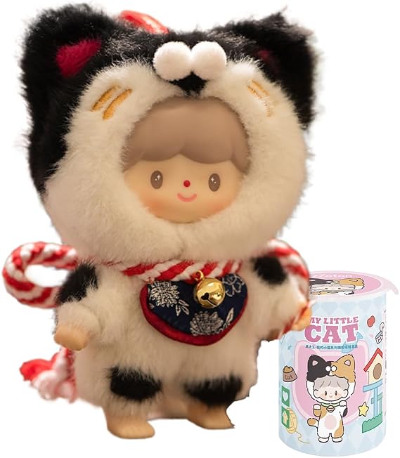 zZoton My Little Cat Series Blind Box Action Figures Mystery Collectible Toys Random Surprise Gift for Birthdays Christmas Desktop Ornaments Display Collectors,1 PC