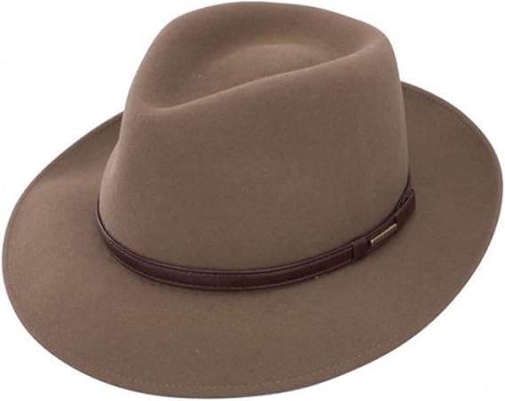 Stetson Cruiser Crushable Wool Felt Fedora Hat - TWCRUR