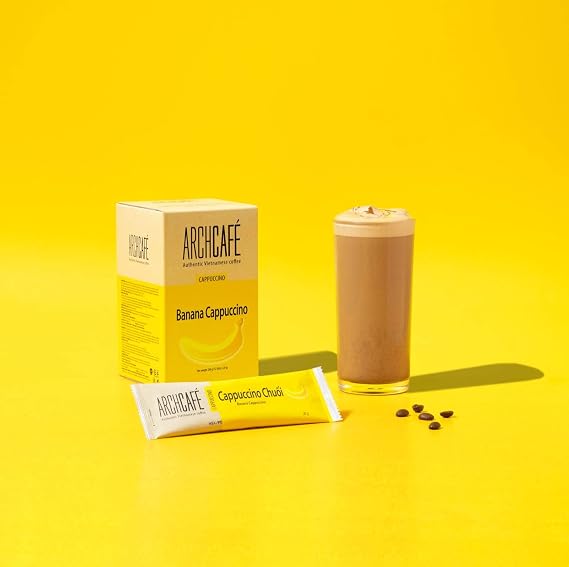ARCHCAFE BANANA CAPPUCCINO Vietnamese instant coffee 4in1