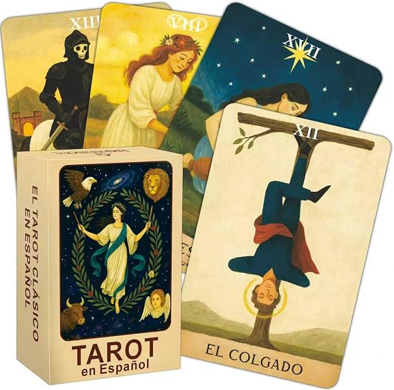 soulme 78Tarot Cards Deck for Beginners, Baraja de Tarot espanola, Cartas De Tarot para Principiantes En Espanol, 78tarot cartas de oraculos en espanol