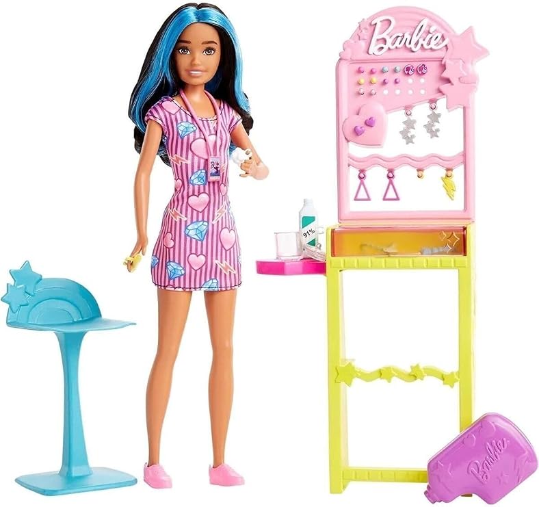 Skipper Bebek ve Küpe Tasarım Istasyonu, Piercing Aracı, 10 Çift Küpe Seti
