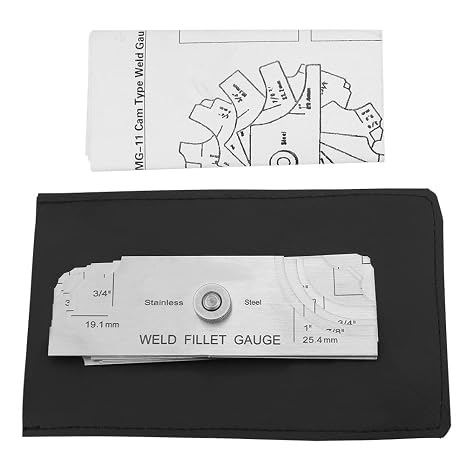 Acogedor 7 Pieces Fillet Weld Gauge Stainless Steel Welding Inspection