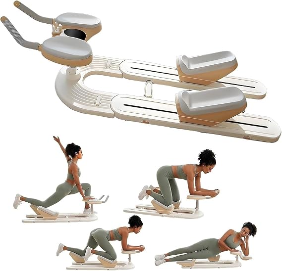 Crawling Exercise Machine, Dynamic Spine Twist and Stretch Trainer, Quiet Glide Crawler for Core, Glutes, Legs & Full Body Workout, Home Fitness Equipment