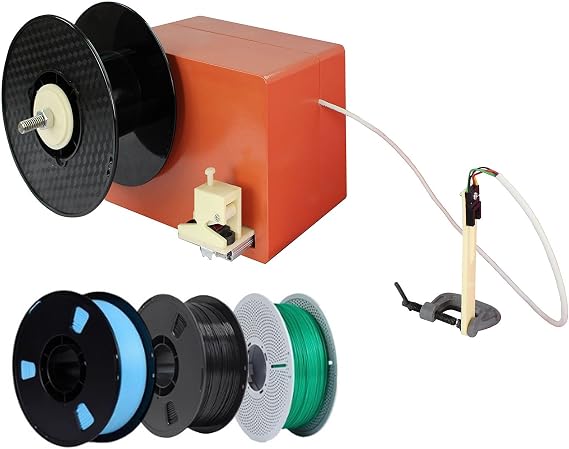 Automatic 3D Printer Filament Extruder Machine, Electric Coil Winding Machine 、, Desktop PET Bottle Filament Recycler for PLA, ABS, PVA (Fiber Winder)